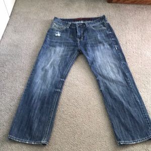 rock and roll relaxed straight leg jeans